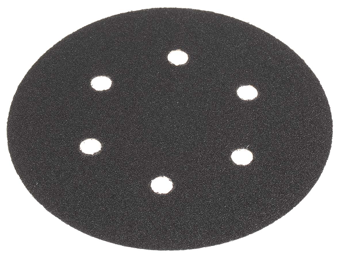 Bosch F355 Silicon Carbide Sanding Disc, 150mm, Medium Grade, P80 Grit, 5 in pack