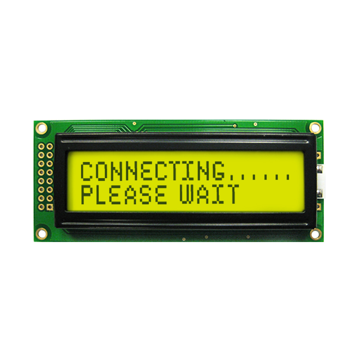 NEWHAVEN DISPLAY INTERNATIONAL NHD-0216BZ-FL-YBW Alphanumeric LCD Alphanumeric Display, Yellow-Green on Yellow/Green, 2