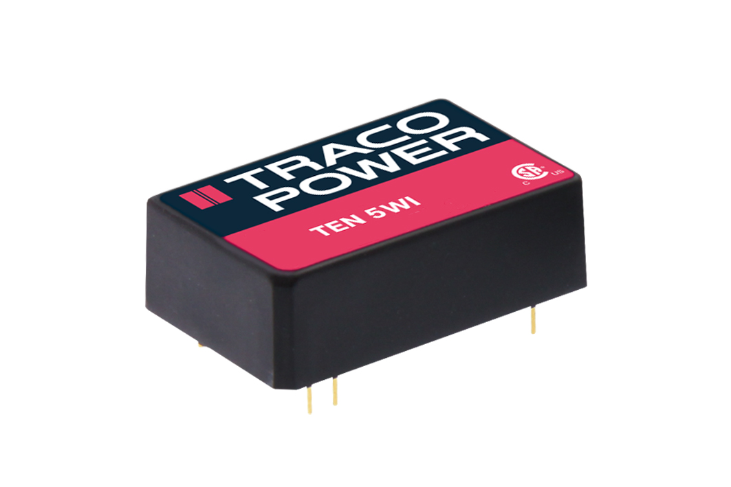 TRACOPOWER TEN 5WI DC-DC Converter, ±15V dc/ ±200mA Output, 18 → 75 V dc Input, 6W, Through Hole, +85°C Max Temp