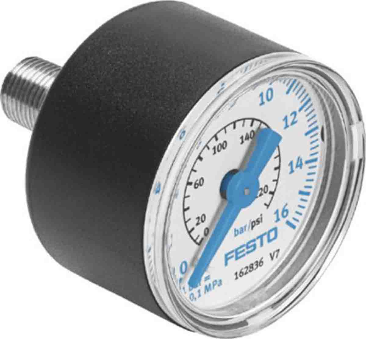 Festo Analogue Pressure Gauge 16bar Back Entry