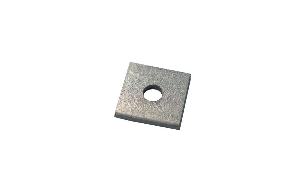Square Bracket 1 Hole, 12mm Holes, M10 x 40 x 5mm