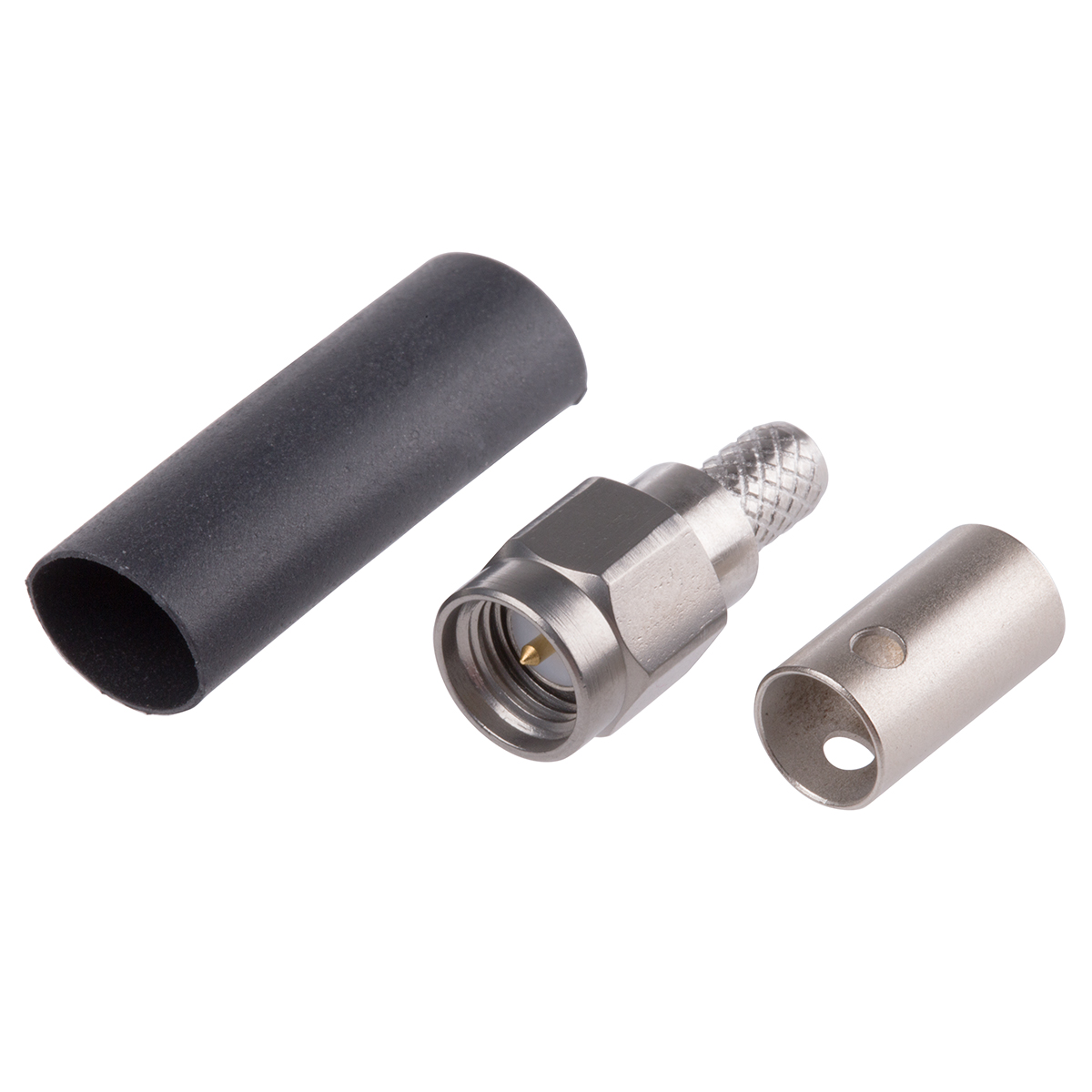 Radiall, Plug Cable Mount SMA Connector, 50Ω, Crimp Termination, Straight Body