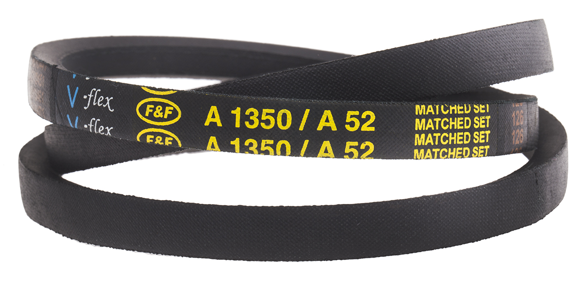 RS PRO Drive Belt, belt section A, 1320mm Length