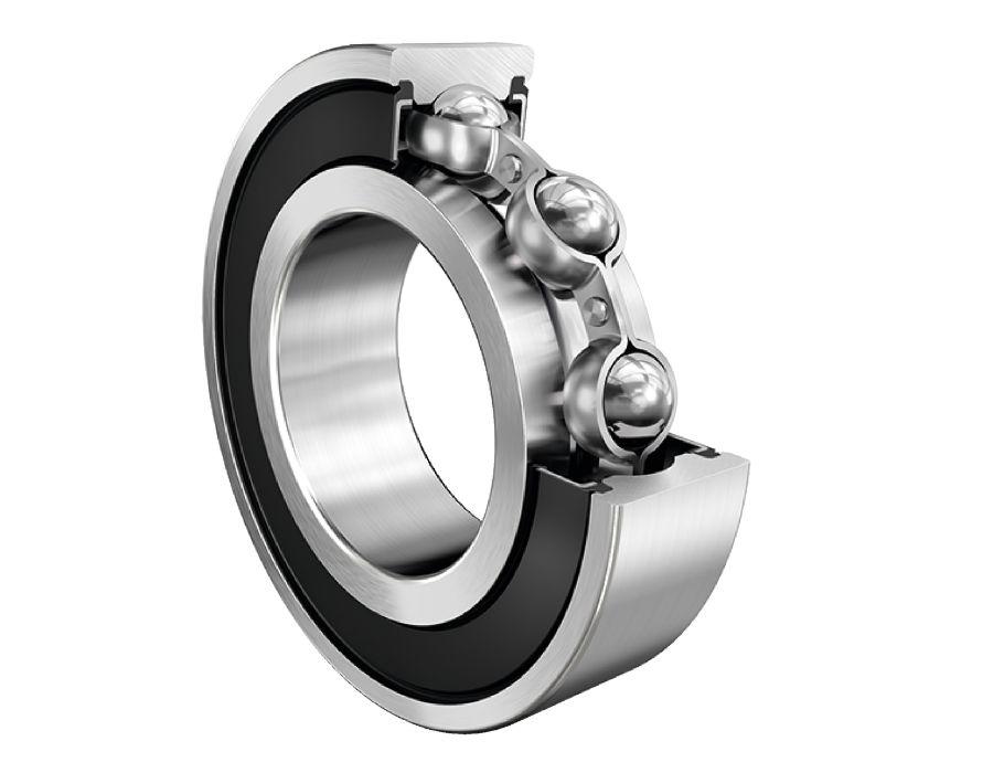 FAG 62204-A-2RSR 1 Row Ball Bearing - 20 mm ID, 47 mm OD