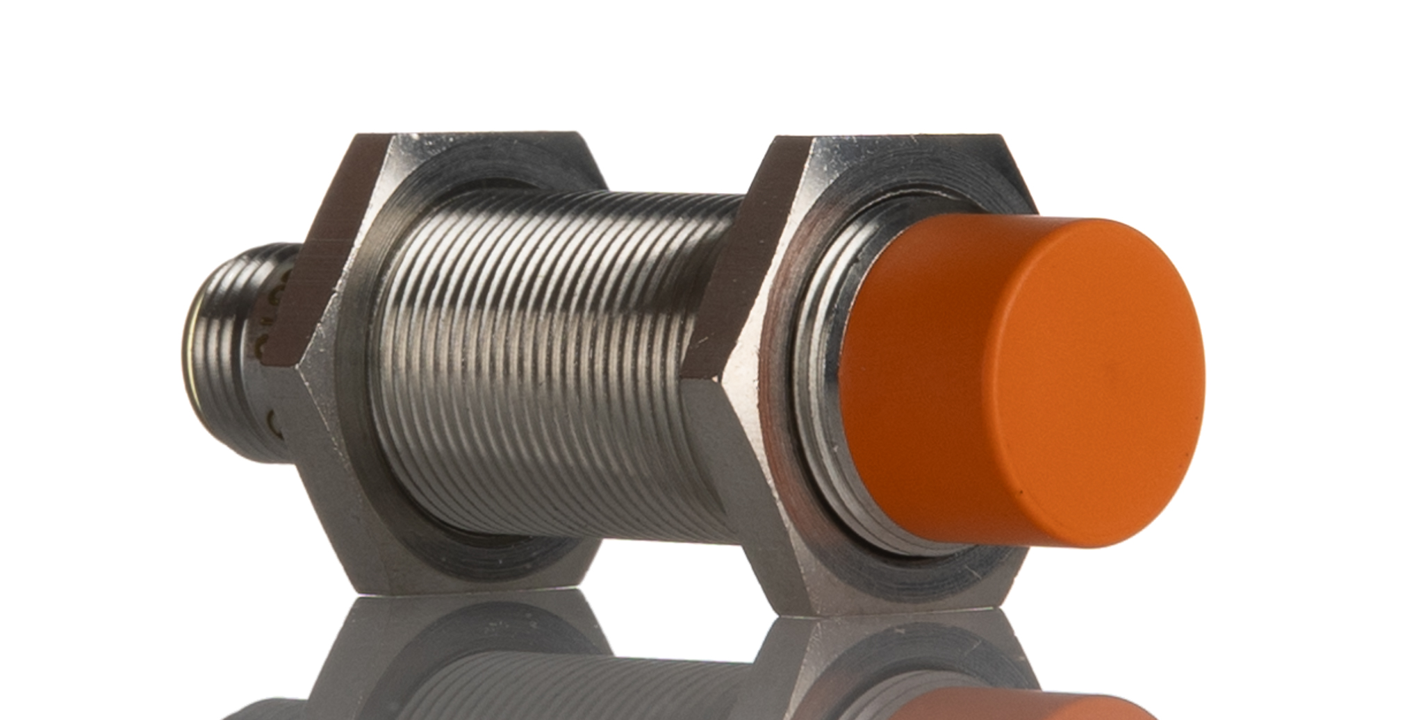 ifm electronic Inductive Threaded Barrel Proximity Sensor, M18, 13 mm Detection, PNP/NPN NO/NC, 10 → 30 V dc