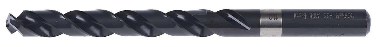 Dormer A108 Series HSS Twist Drill Bit for Stainless Steel, 11mm Diameter, 142 mm Overall