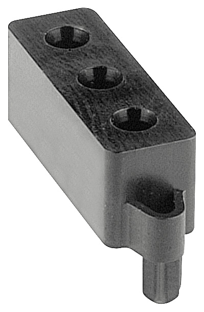 1304.1001 MENTOR, PCB Mounted 3-Way Flexible LED Light Pipe Holder