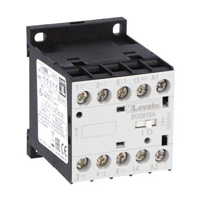 Lovato BG06 Contactor, 230 V Coil, 3-Pole, 6 A, 3 kW, 1NO, 690 V