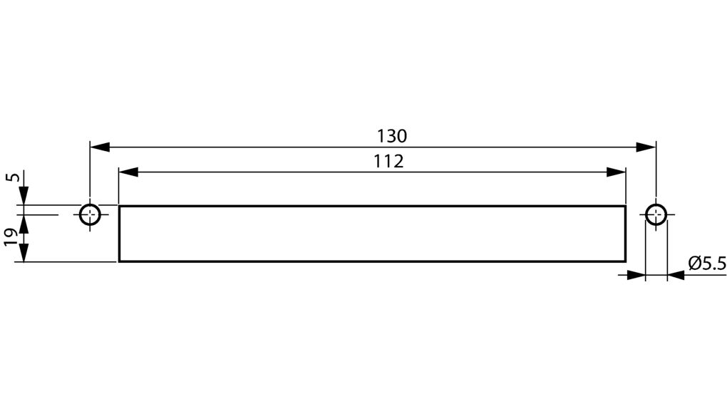 Icotek Polyamide Cable Trunking Frame, 112 x 24mm, KEL-E