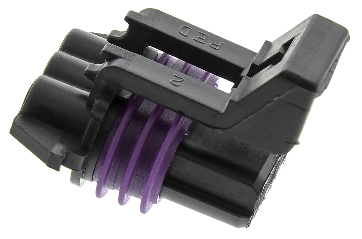 Delphi, Metri-Pack 150 Automotive Connector Socket Black Cable Mount 3 Way, Crimp Termination 12110293