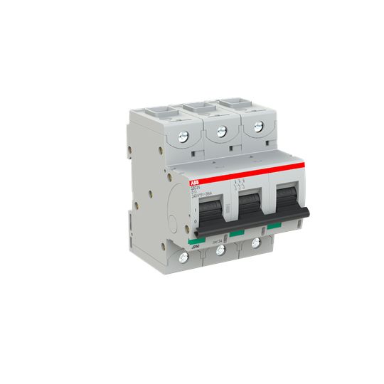 ABB S803N MCB, 3P, 13A Curve D, 690V AC, 36 kA Breaking Capacity
