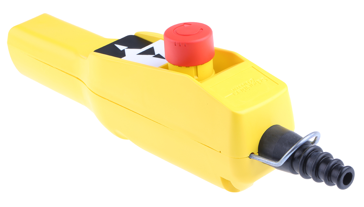 Schneider Electric 4NO/NC 3 Push Button Pendant Station 3 A ac, 270 mA dc Yellow, 600V, IP65 3 Black, Red, White