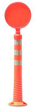 RS PRO Orange Polyurethane Flexible Bollard