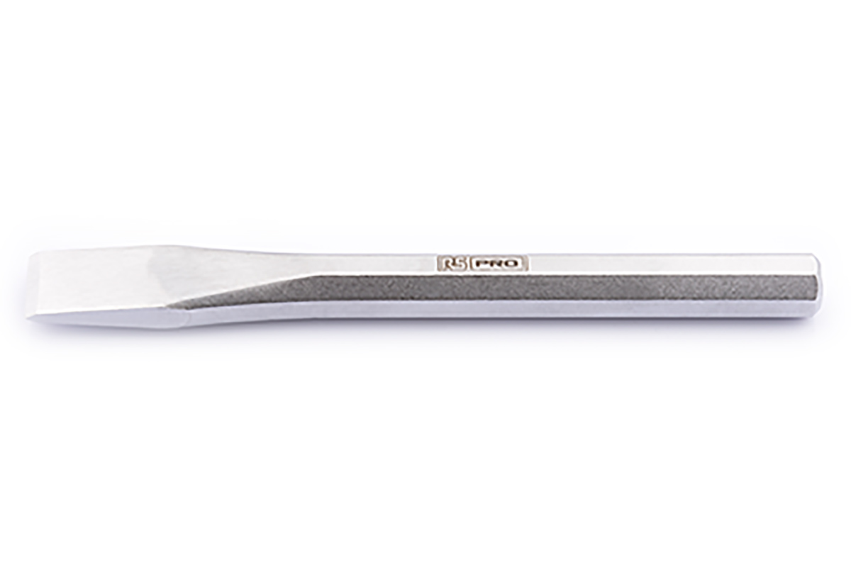 RS PRO Chrome Molybdenum Steel Cold Chisel, 175mm Length, 20.0 mm Blade Width