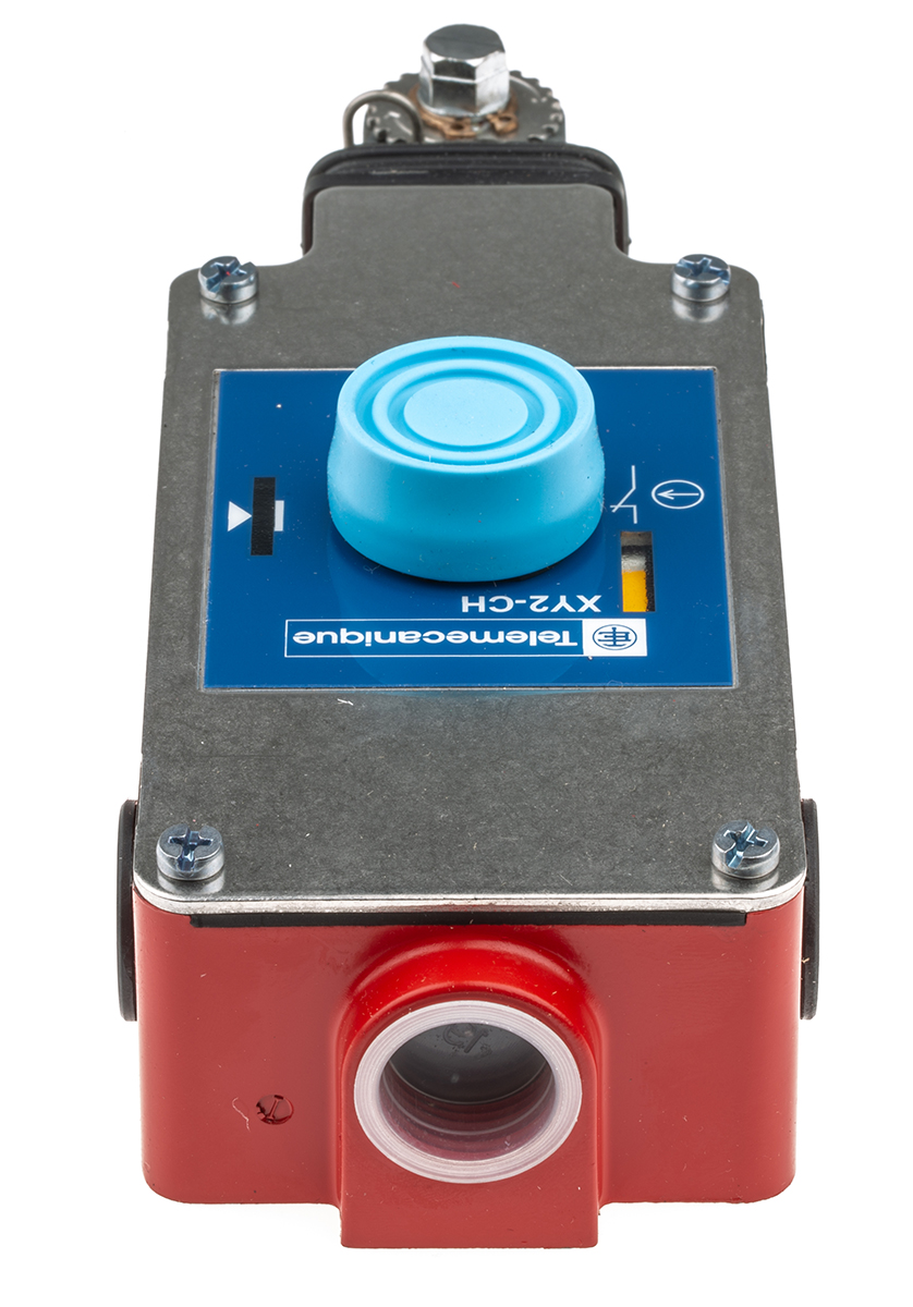 Telemecanique Sensors XY2-CH Rope Pull Switch, 15m, NO/NC, Straight