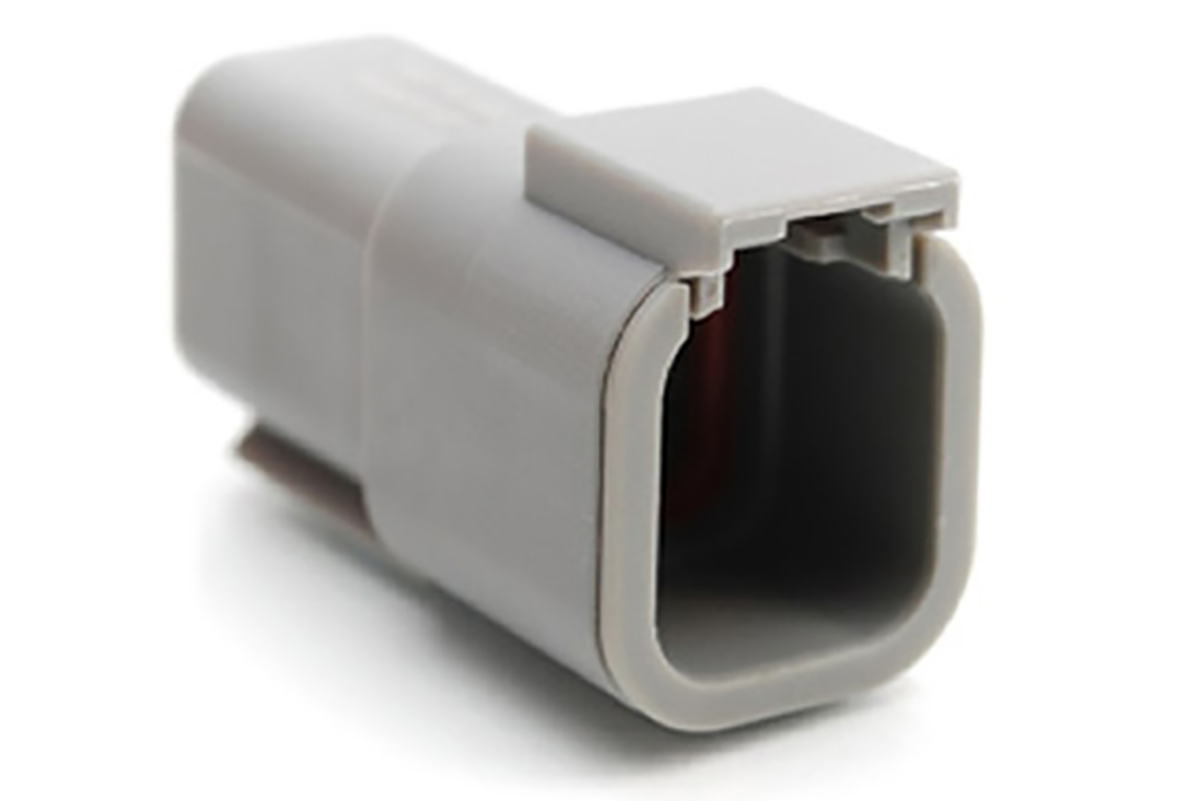 Amphenol Industrial, ATM Automotive Connector Socket Grey Cable Mount 6 Way, Crimp Termination ATM04-6P