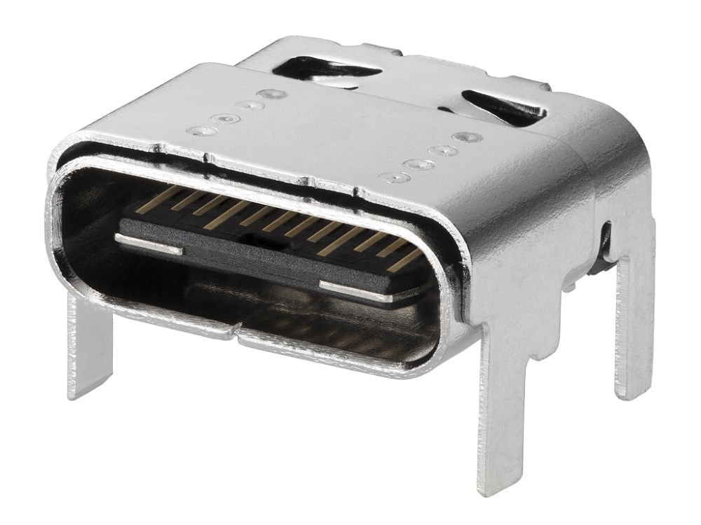 Molex Right Angle, SMT, Socket- Single Port Type C 3.1 USB Connector