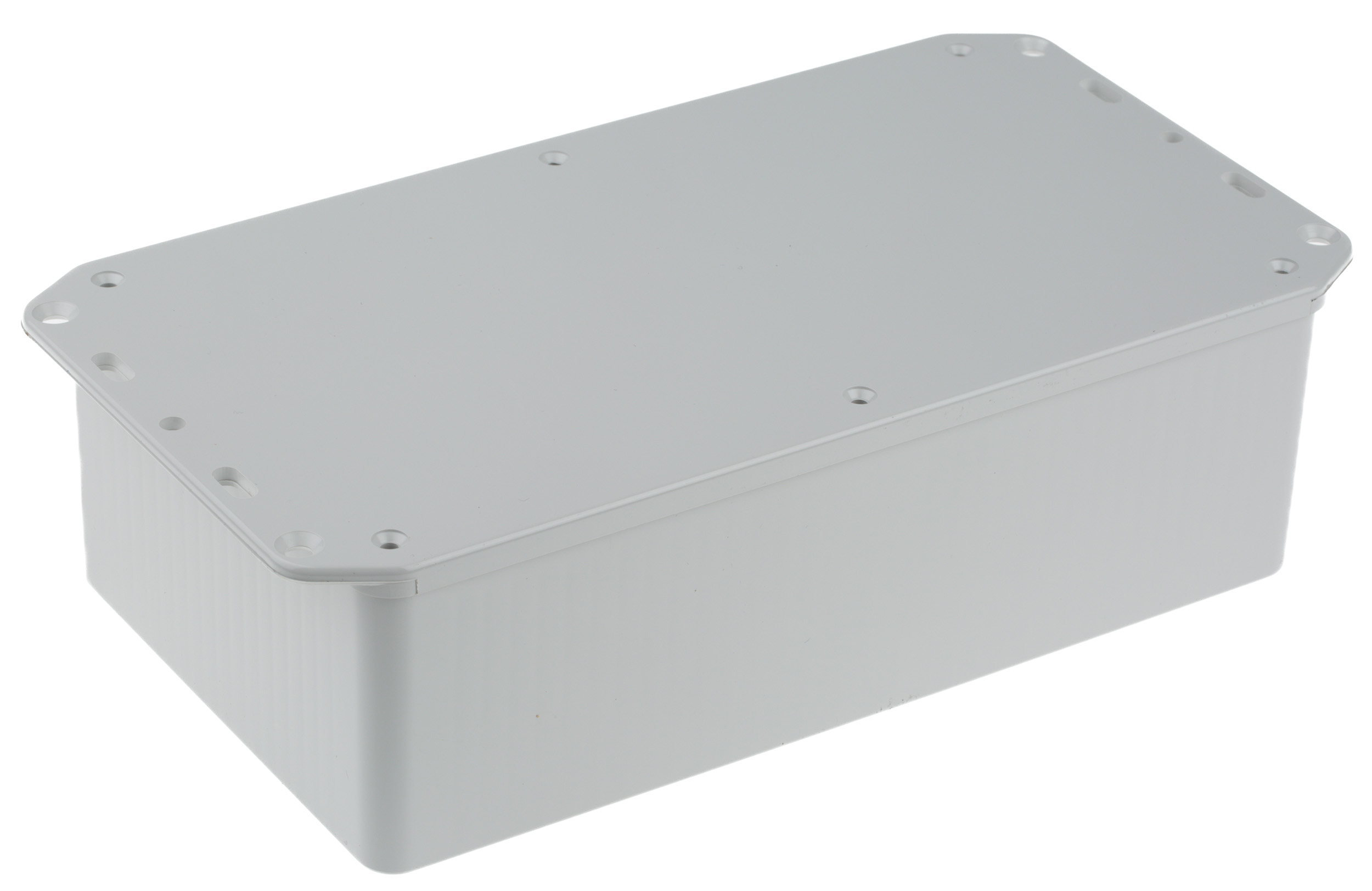 CAMDENBOSS Series 2000 Series Grey ABS Enclosure, IP65, Flanged, Grey Lid, 210 x 110 x 60mm