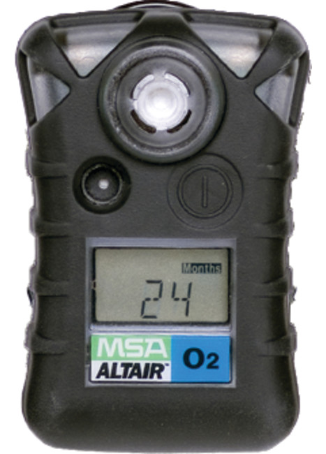 MSA Safety Gas Detector Single-Gas Detector for Oxygen Detection, Audible Alarm, ATEX Approved