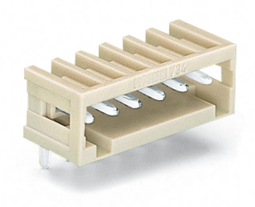WAGO 734 Series Angled Through Hole Header, 12 Contact(s), 3.5 mm Pitch, 1 Row, Shrouded