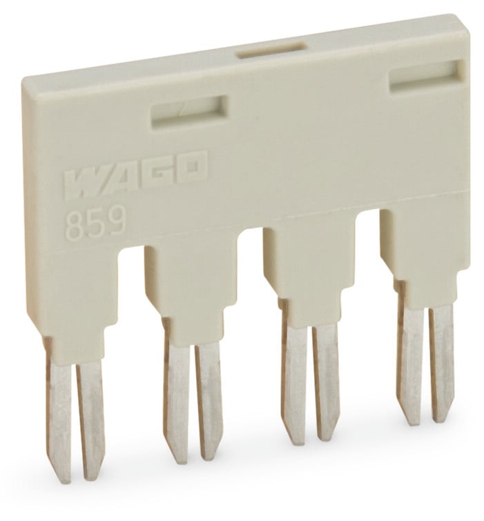WAGO 859 Series Jumper for Use with Jumper Slot, 18A