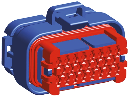 TE Connectivity, AMPSEAL Male Automotive Connector, 23 Way, 3 Row