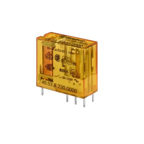 Finder PCB Mount Power Relay, 230V ac Coil, 8A Switching Current, DPDT