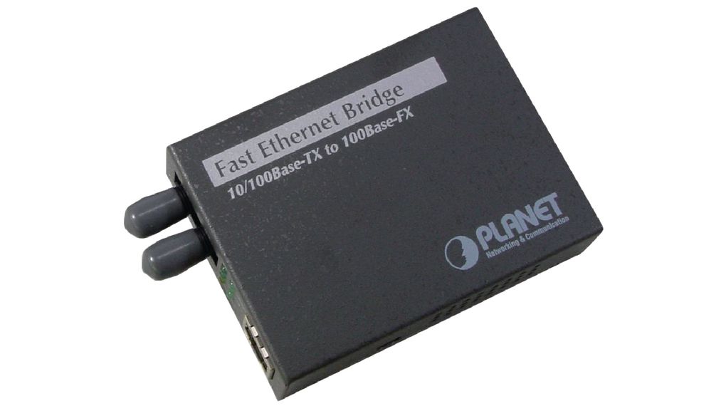 Planet ST Ethernet Media Converter, Multi Mode, Full Duplex 2km