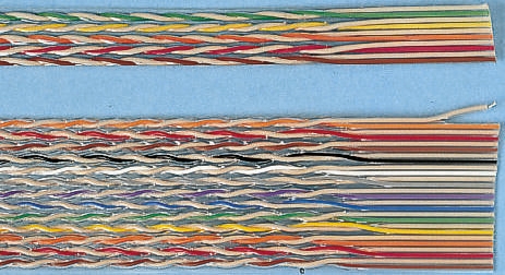 3M 1700 Series Twisted Ribbon Cable, 20-Way, 1.27mm Pitch, 30m Length, IDC to