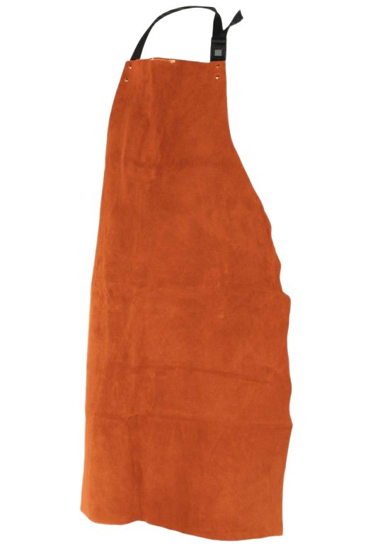 EDC PROTECTION Orange Leather Apron, 900mm