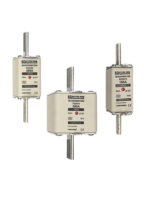 Mersen 315A NH Fuse, NH2, 690V ac