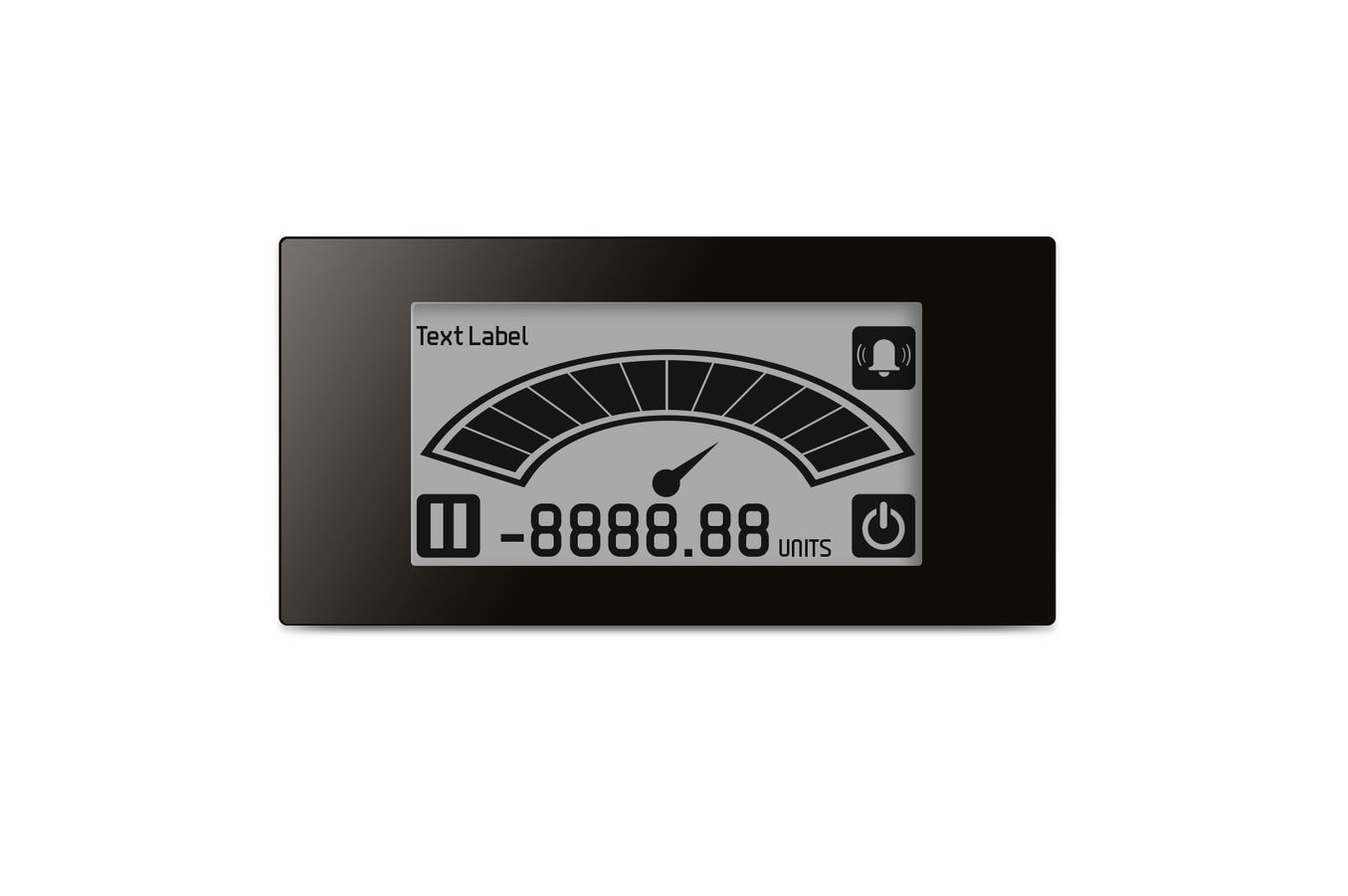 Lascar B Series Digital Voltmeter DC, E -paper Dot Matrix Display 6-Digits