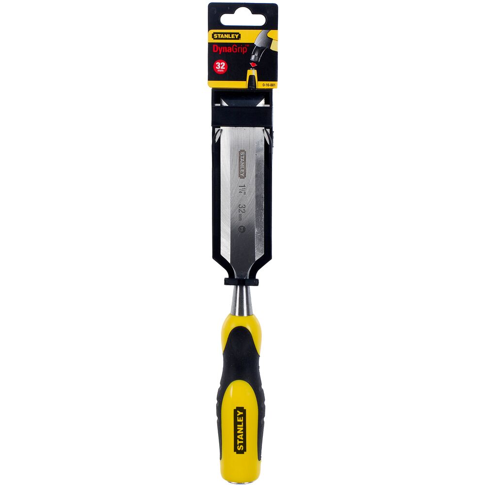 Stanley Chromium steel Wood Chisel, 350mm Length, 32 mm Blade Width