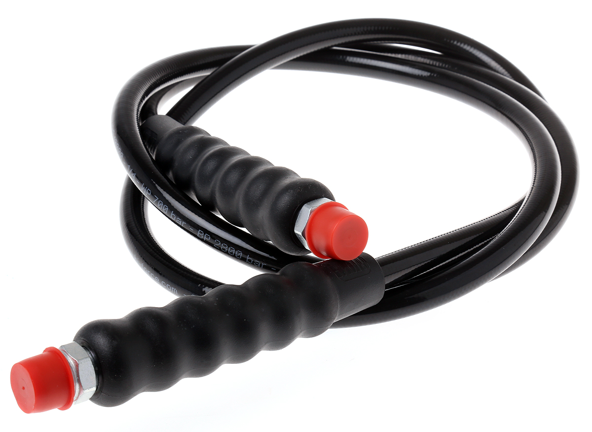 Hi-Force 2000mm Hydraulic Hose Assembly, 700bar Max Pressure