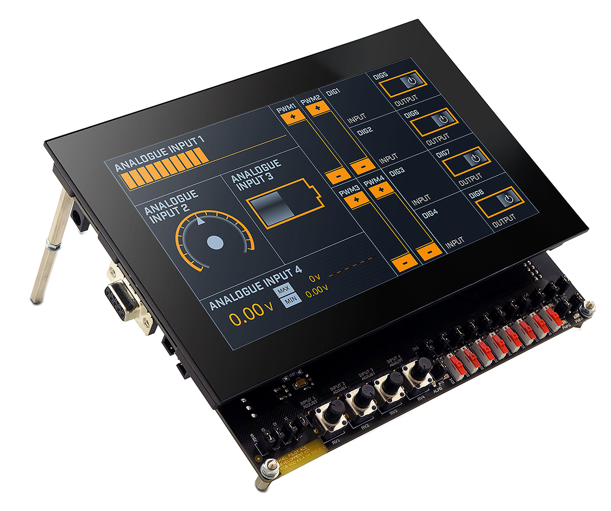 Lascar PanelPilotACE TFT Development Kit for Current, Voltage