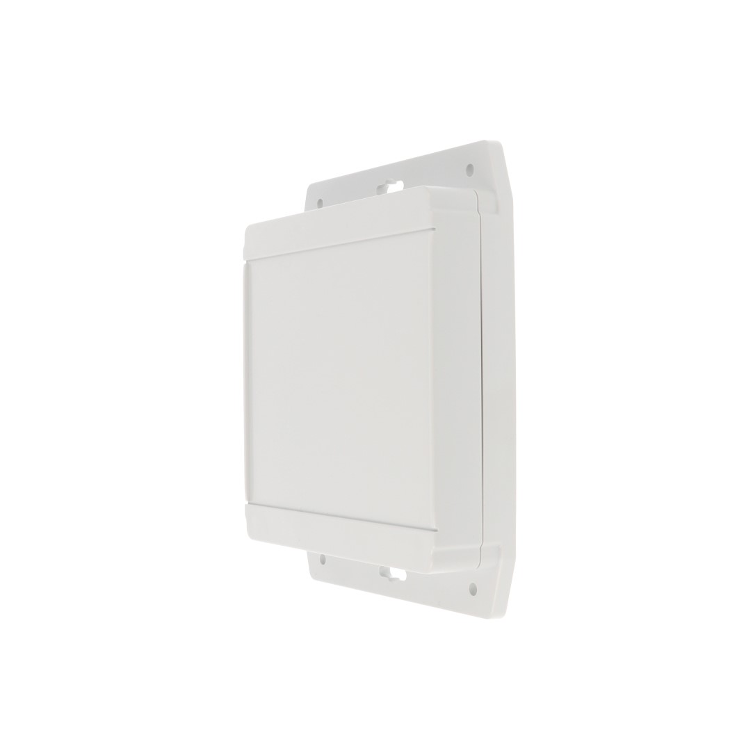Hammond 1555F Series Grey ABS Enclosure, IP66, IP68, Flanged, Grey Lid, 140 x 140 x 37mm