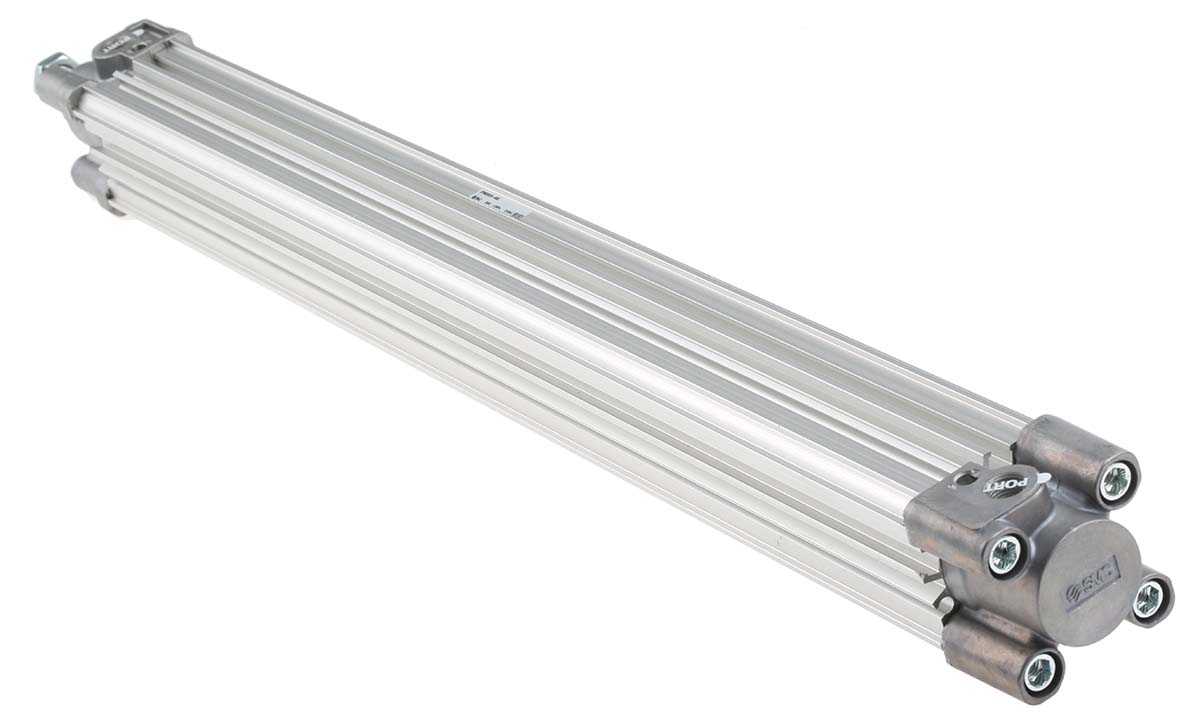 SMC Pneumatic Piston Rod Cylinder - CP96 Series, Double Acting Acting