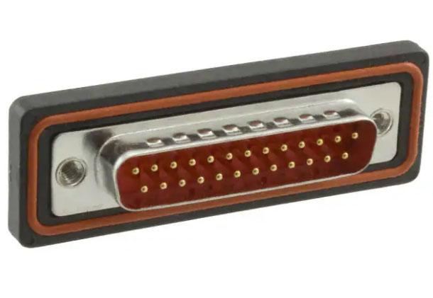 FCT from Molex 172704 25 Way Panel Mount D-sub Connector Plug, 2.84mm Pitch, with 4-40 Screw Locks