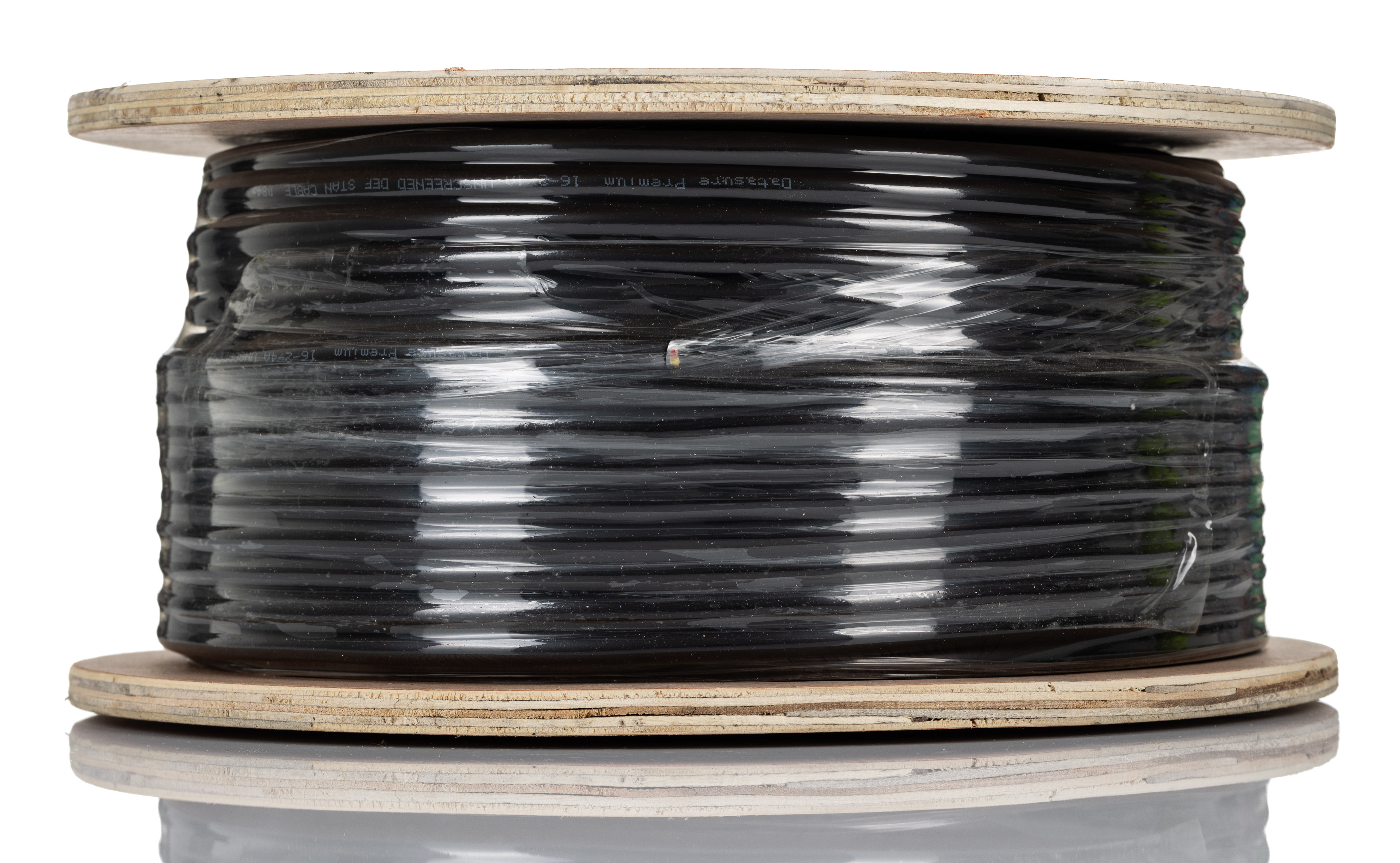 RS PRO Multi-Core Industrial Cable, 4 Cores, 0.5 mm², Screened, 100 m, Black Polyvinyl Chloride Sheath