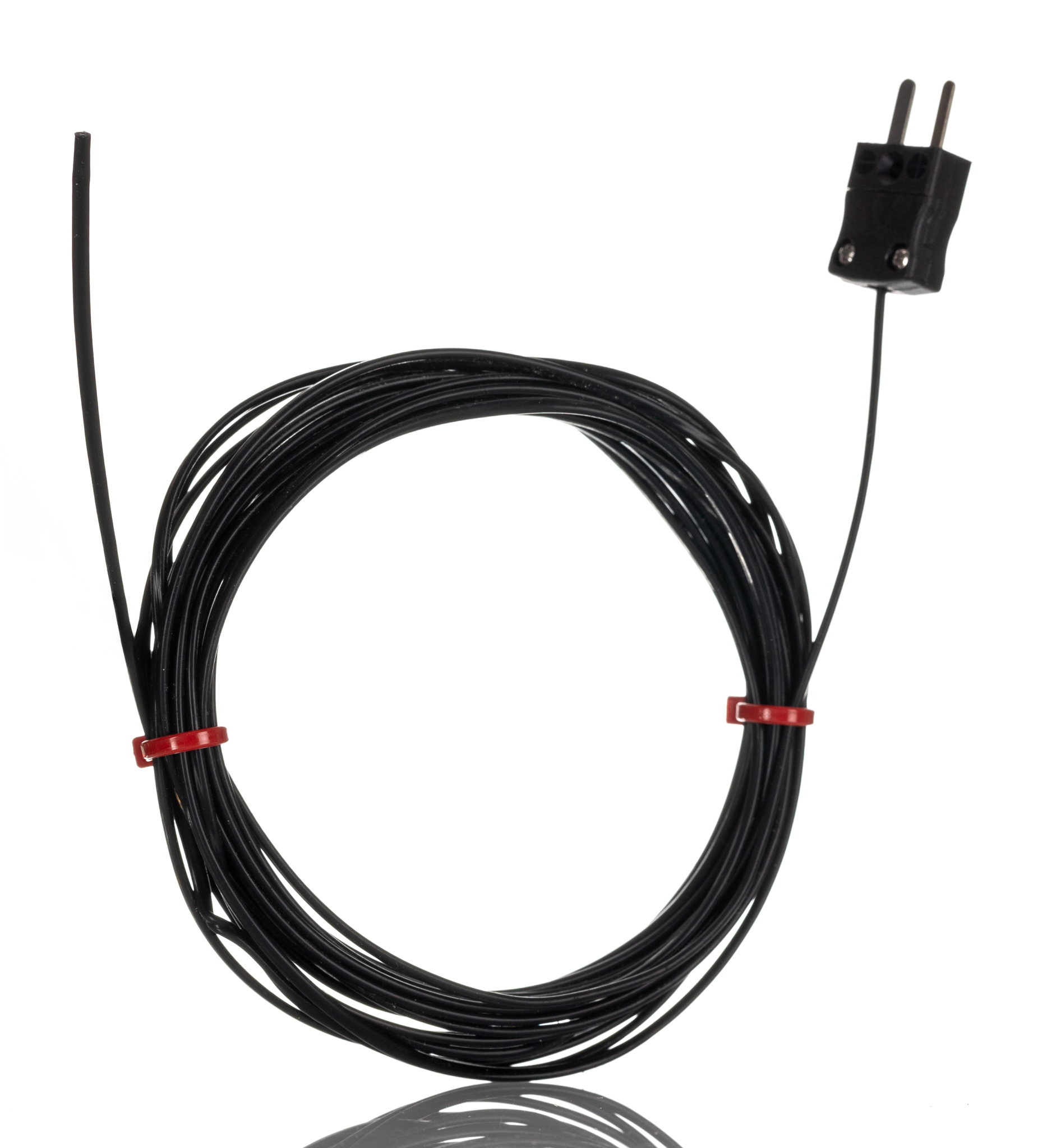 RS PRO Type J Hermetically Sealed Thermocouple 5m Length, 7/0.2mm Diameter, -75°C → +260°C