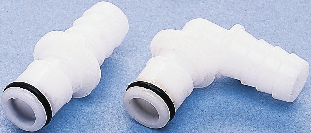 Colder Products Hose Connector, Elbow Hose Tail Coupling 3/8in ID, 8.3 bar