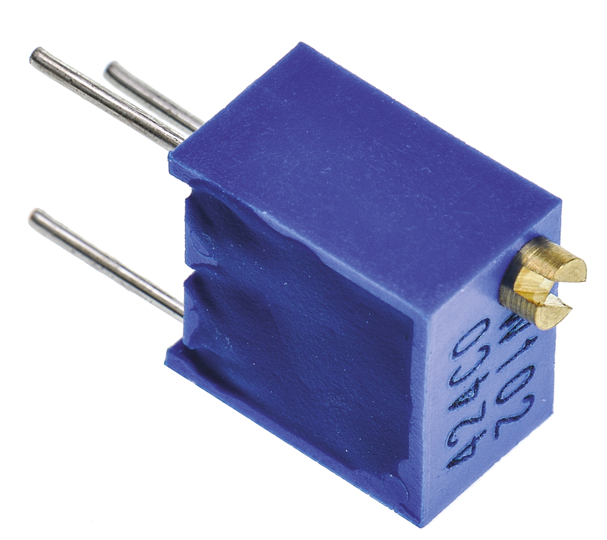 1kΩ, Through Hole Trimmer Potentiometer 0.25W Top Adjust Bourns, 3266