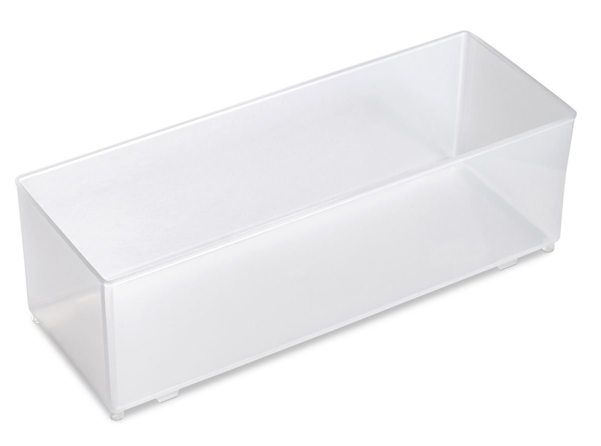 Raaco Transparent Polypropylene Insert, 69mm x 79mm x 218mm