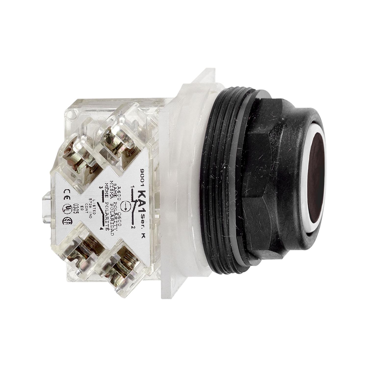 Schneider Electric Harmony 9001SK Series Push Button, Panel Mount, 30mm Cutout, SPDT, IP66