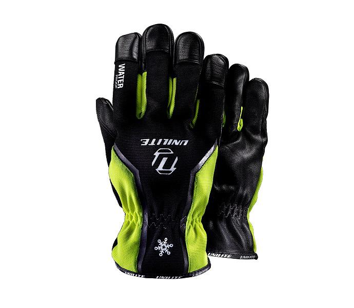 Unilite UG-TW1 Black Polyester Waterproof Gloves, Size 9