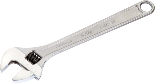 SAM Adjustable Spanner, 204 mm Overall, 25mm Jaw Capacity