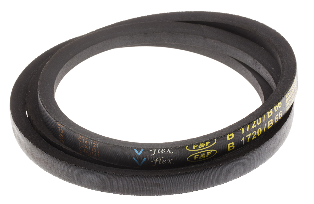 RS PRO Drive Belt, belt section B, 1670mm Length