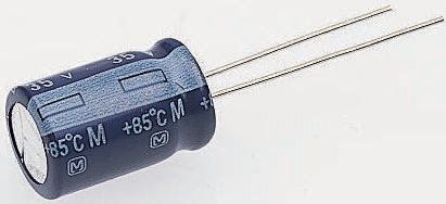 Panasonic 68μF Aluminium Electrolytic Capacitor 350V dc, Radial, Through Hole - EEUED2V680