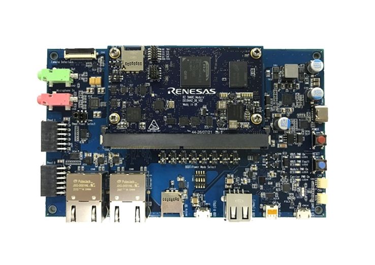 Renesas Electronics RZ/V2L Evaluation Board Kit 64 bit ARM Evaluation Kit RTK9754L23S01000BE