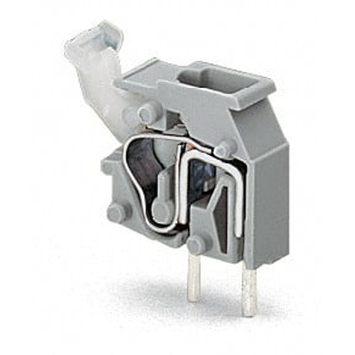 WAGO 255 Series PCB Terminal Block, 1-Contact, 5.08mm Pitch, Through Hole Mount, 1-Row, Cage Clamp Termination